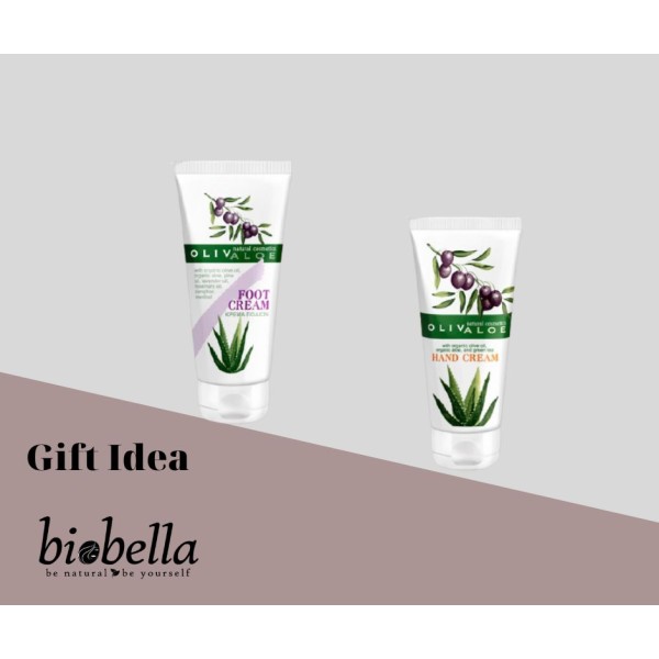  Gift Idea Olivaloe Hand and Feet Care - Natural - Organic  Cosmetics - Offers-Sales