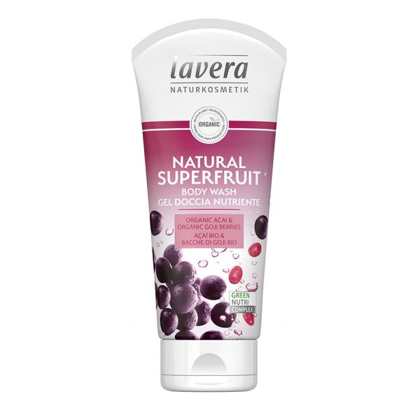  Body Wash Natural Superfruit Lavera -  Natural - Organic Shower Gel Body   Cosmetics - Beauty Products  