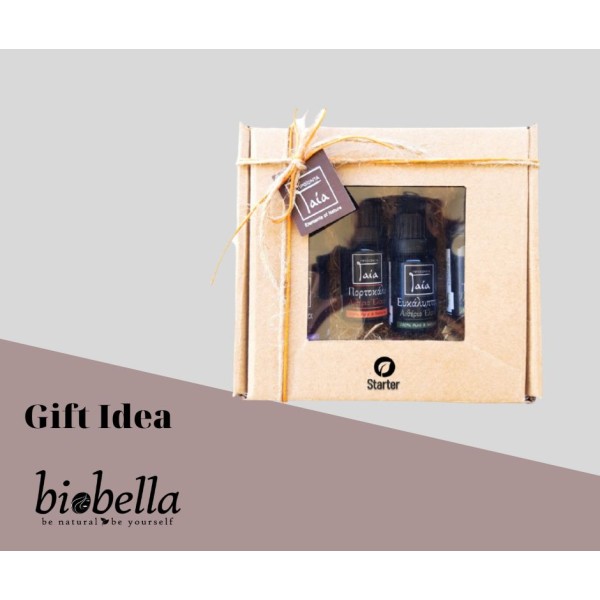 Box starter kit set 4 essential oils - Natural - Organic Cosmetics  Essential Oils -  Beauty Products