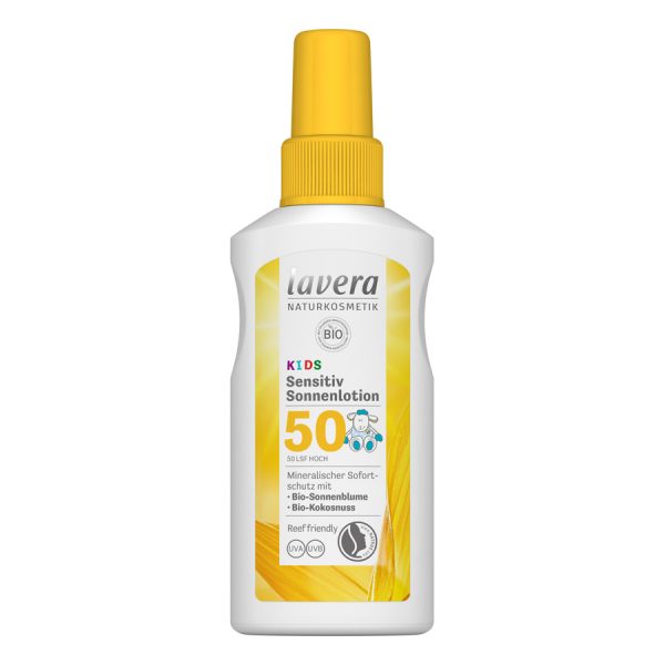 Kids Sun-spray Lotion SPF50 - Natural - Organic  Cosmetics Body Sunscreen - Beauty Products  